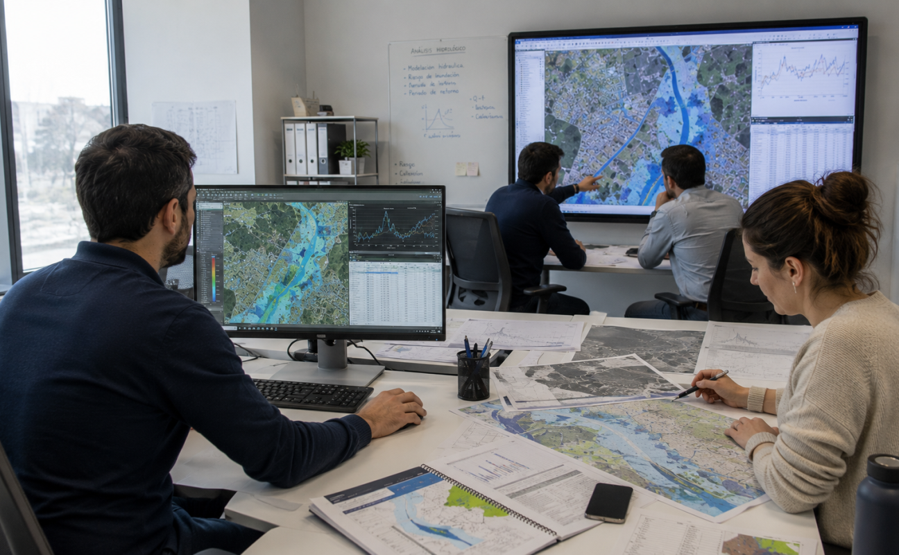 VKM Estudios Inundabilidad · Estudios de Inundabilidad y Análisis de Riesgos Hidráulicos para Proyectos, Terrenos y Actividades en Huesca